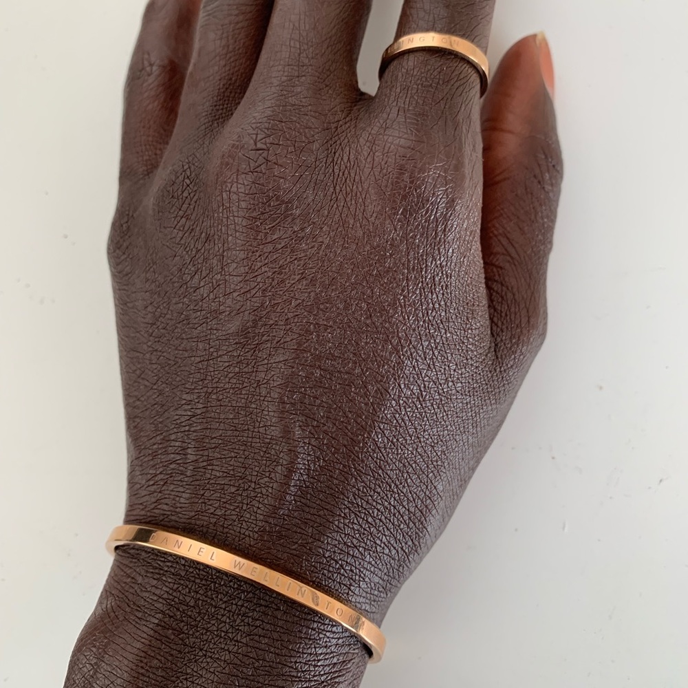 Daniel Wellington Classic bracelet and ring.